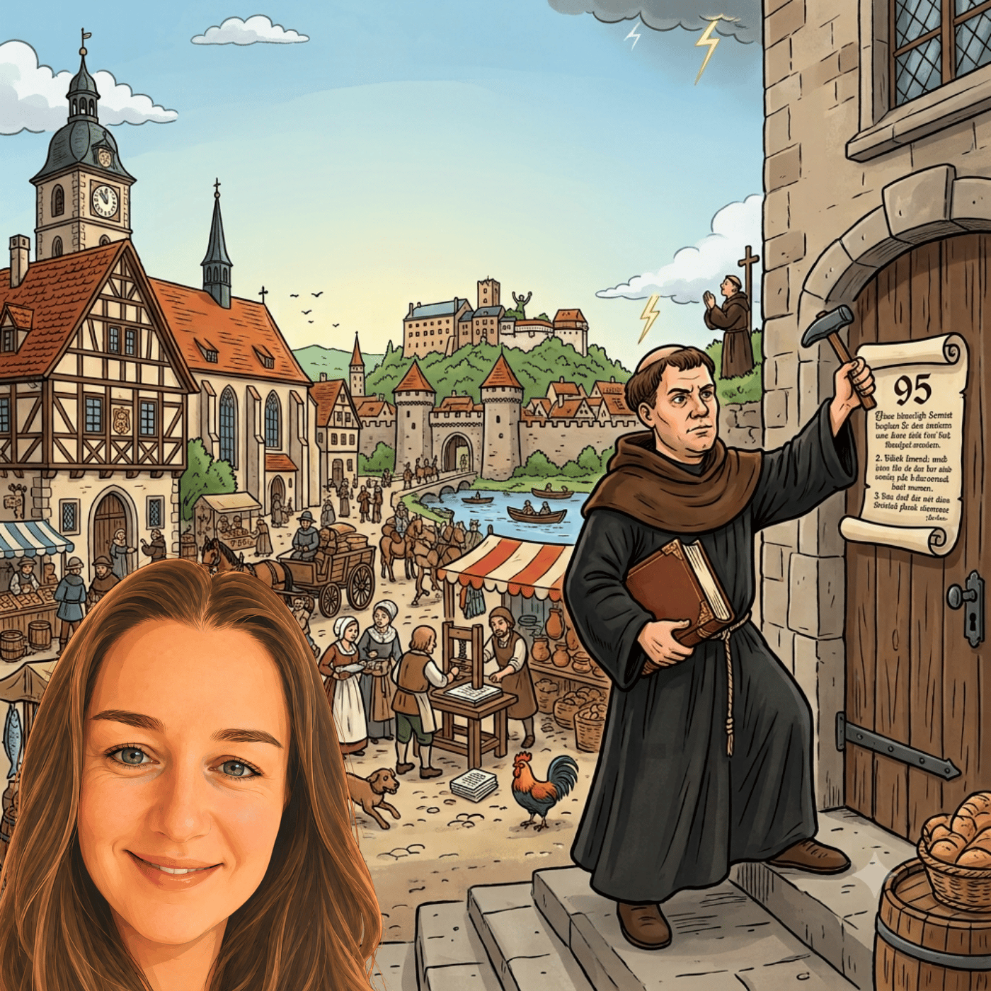 Martin Luther – Der rebellische Mönch und das Tintenfass | Geschichte für Kinder