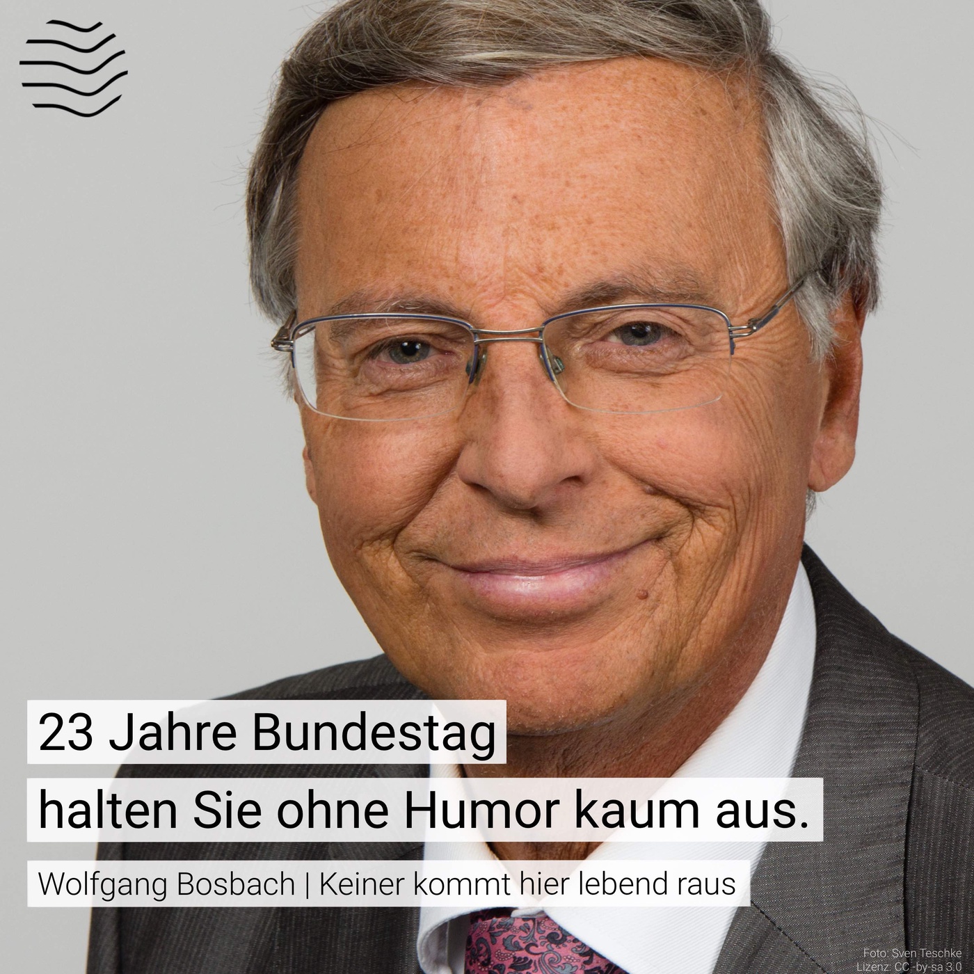 Wolfgang Bosbach überwindet Rückschläge