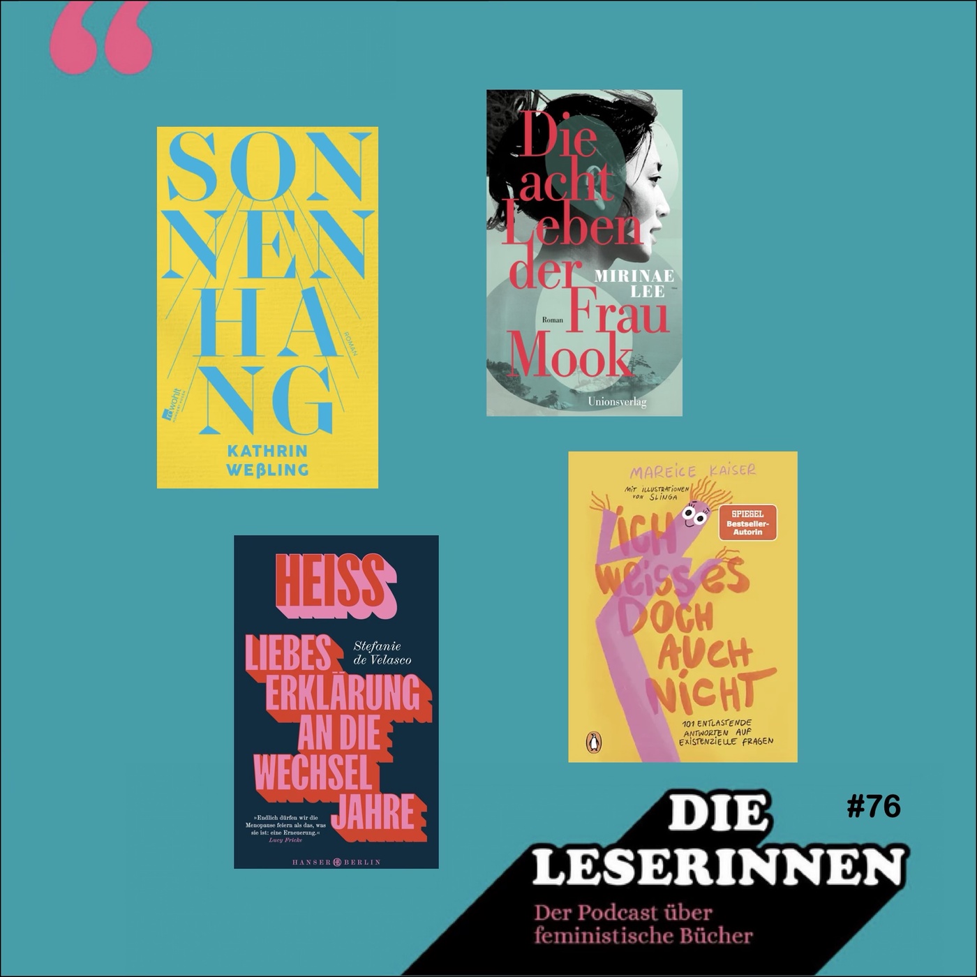 Folge 76: Christina muss reden - über ihren Bücherstapel