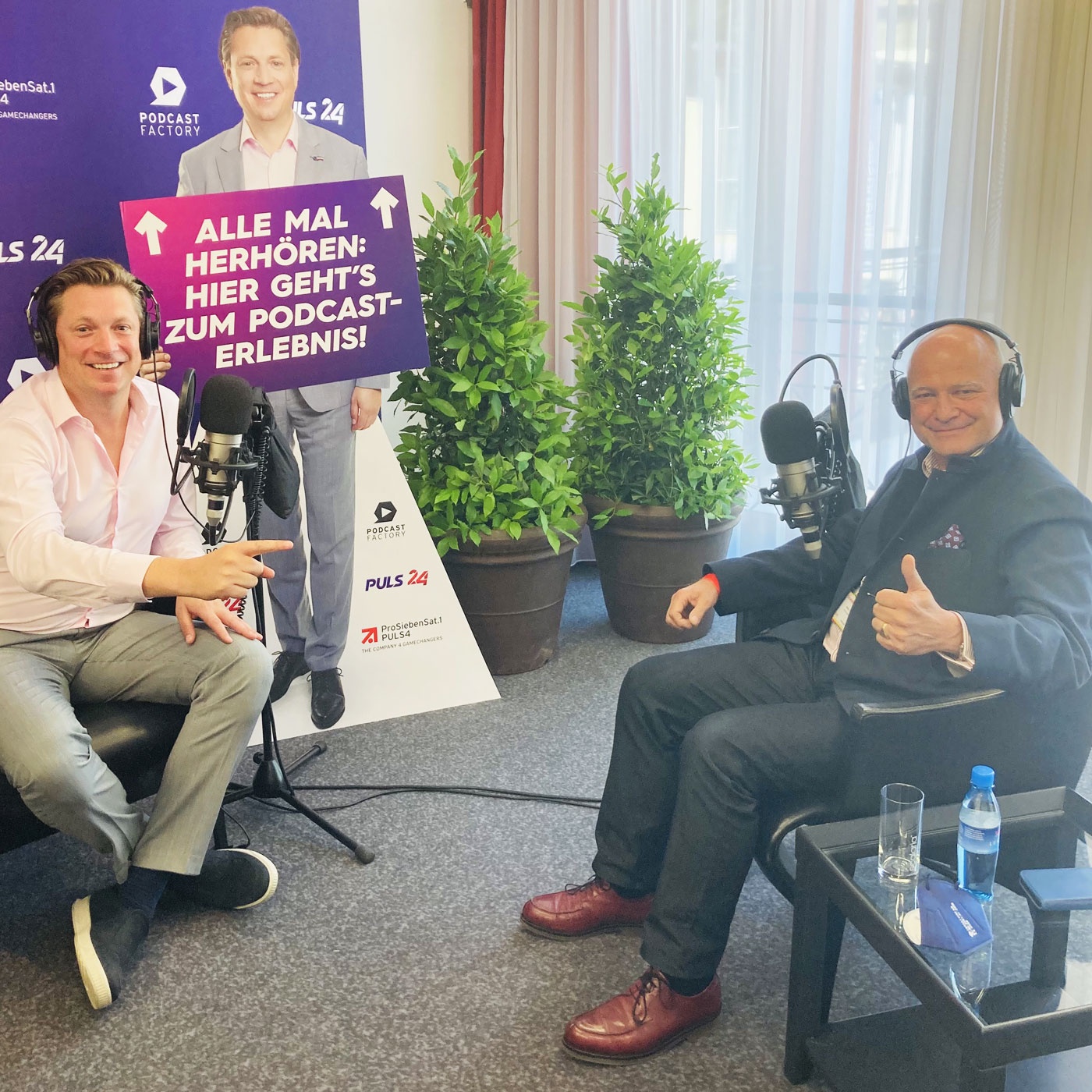 Walter Lukner (Geschäftsführer, Payback Austria) mit Michael Stix (CCO, ProSiebenSat.1 PULS 4)