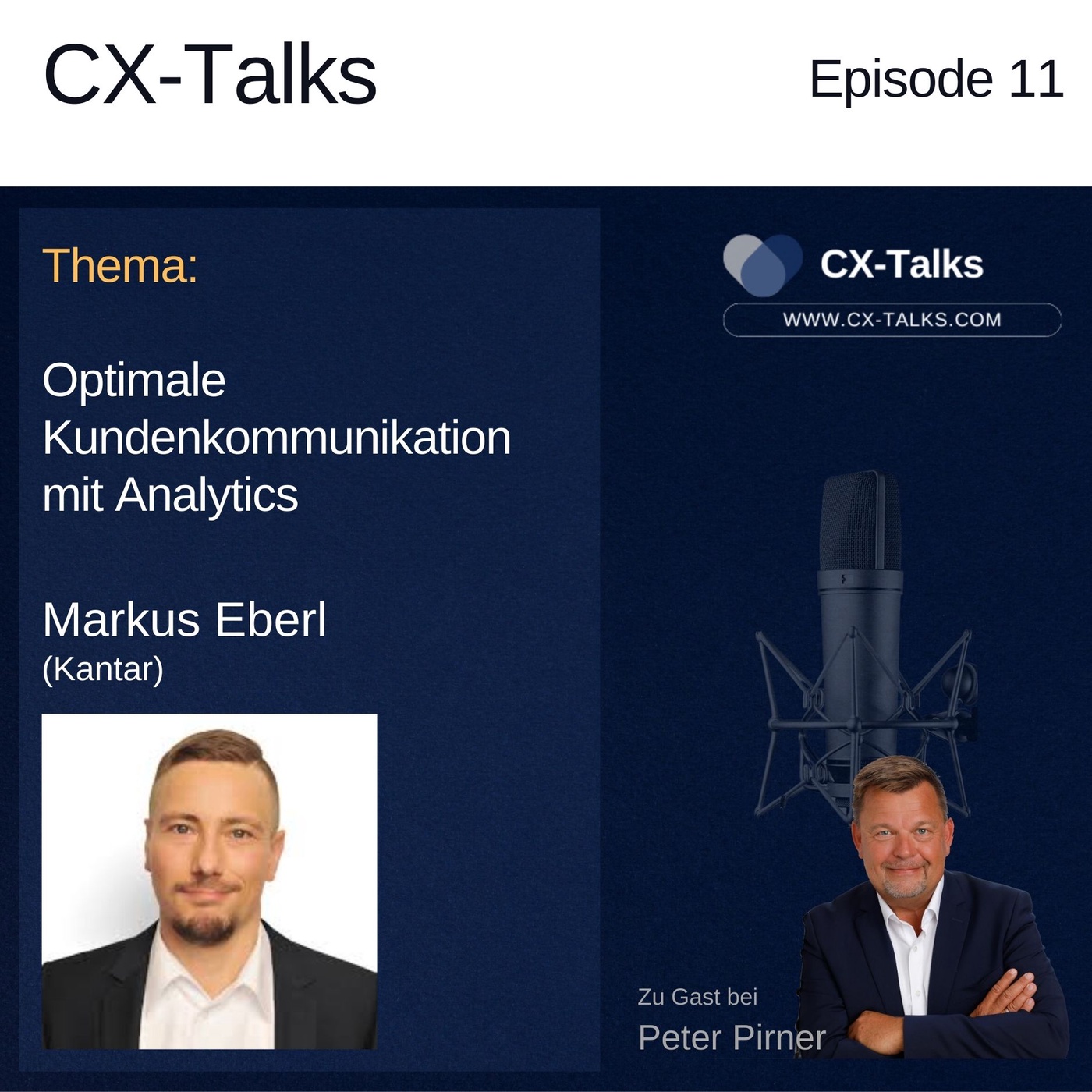 #11 Optimale Kundenkommunikation mit Analytics. Markus Eberl bei Peter Pirner