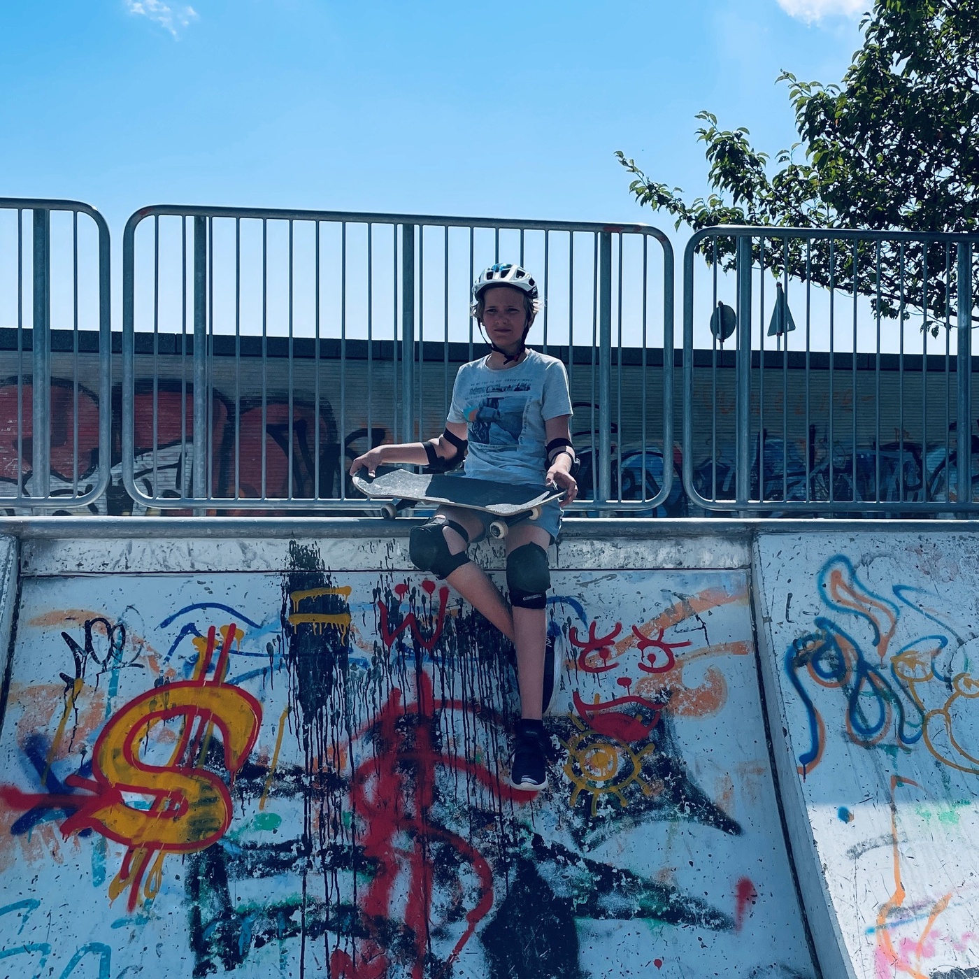 Auf dem Skateboard durch die Sommerferien