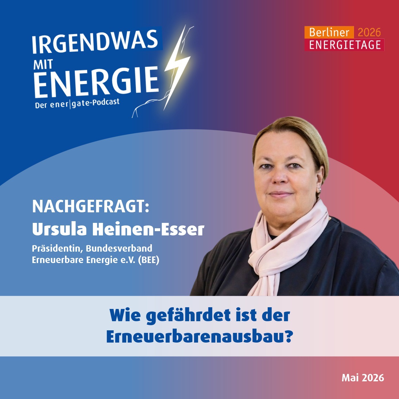 Nachgefragt bei Ursula Heinen-Esser: Wie gefährdet ist der Erneuerbarenausbau?