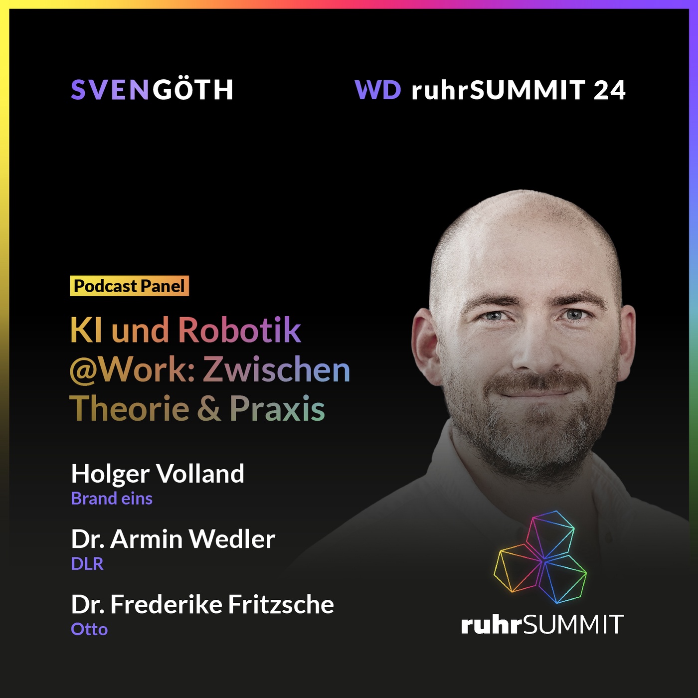 WVD SPECIAL x ruhrSUMMIT 24 #2: KI & Robotik @work mit Dr. Frederike Fritzsche, Holger Volland und Dr. Armin Wedler