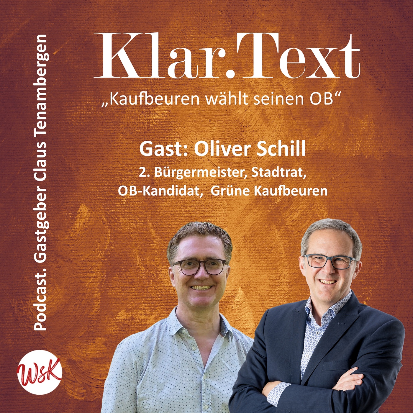 Kaufbeuren wählt seinen OB: Claus Tenambergen im Gespräch mit OB-Kandidat Oliver Schill (Grüne)