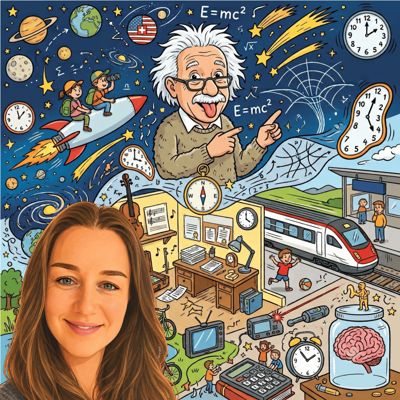 Albert Einstein – Das Genie mit den wilden Haaren | Geschichte für Kinder