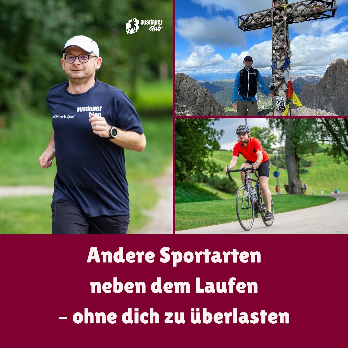 Andere Sportarten neben dem Laufen – ohne dich zu überlasten