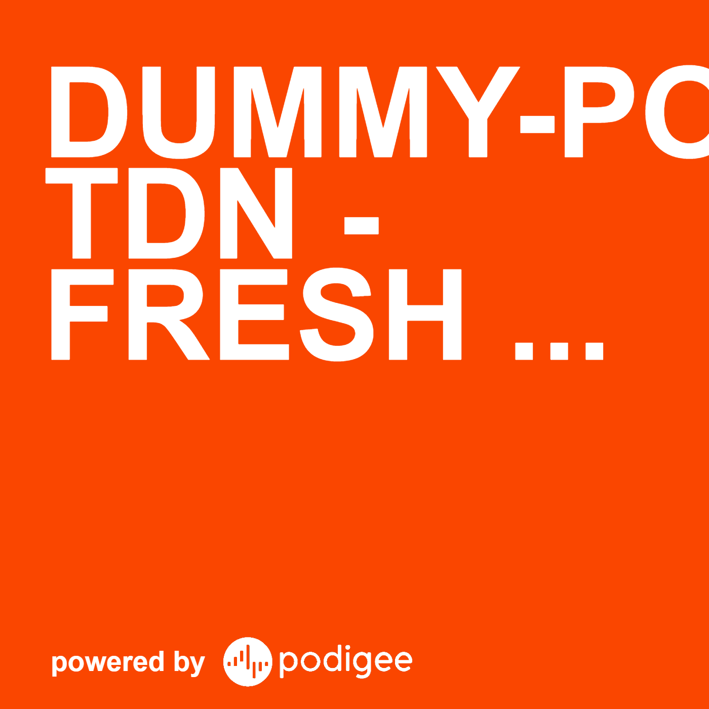 Dummy-Podcast TDN - Fresh Content