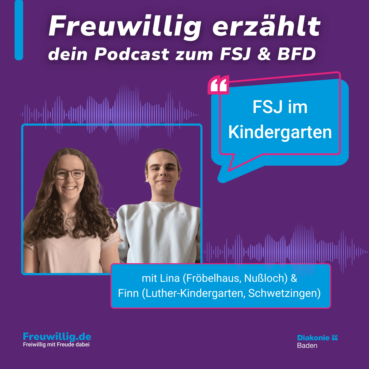 FSJ im Kindergarten mit Lina und Finn