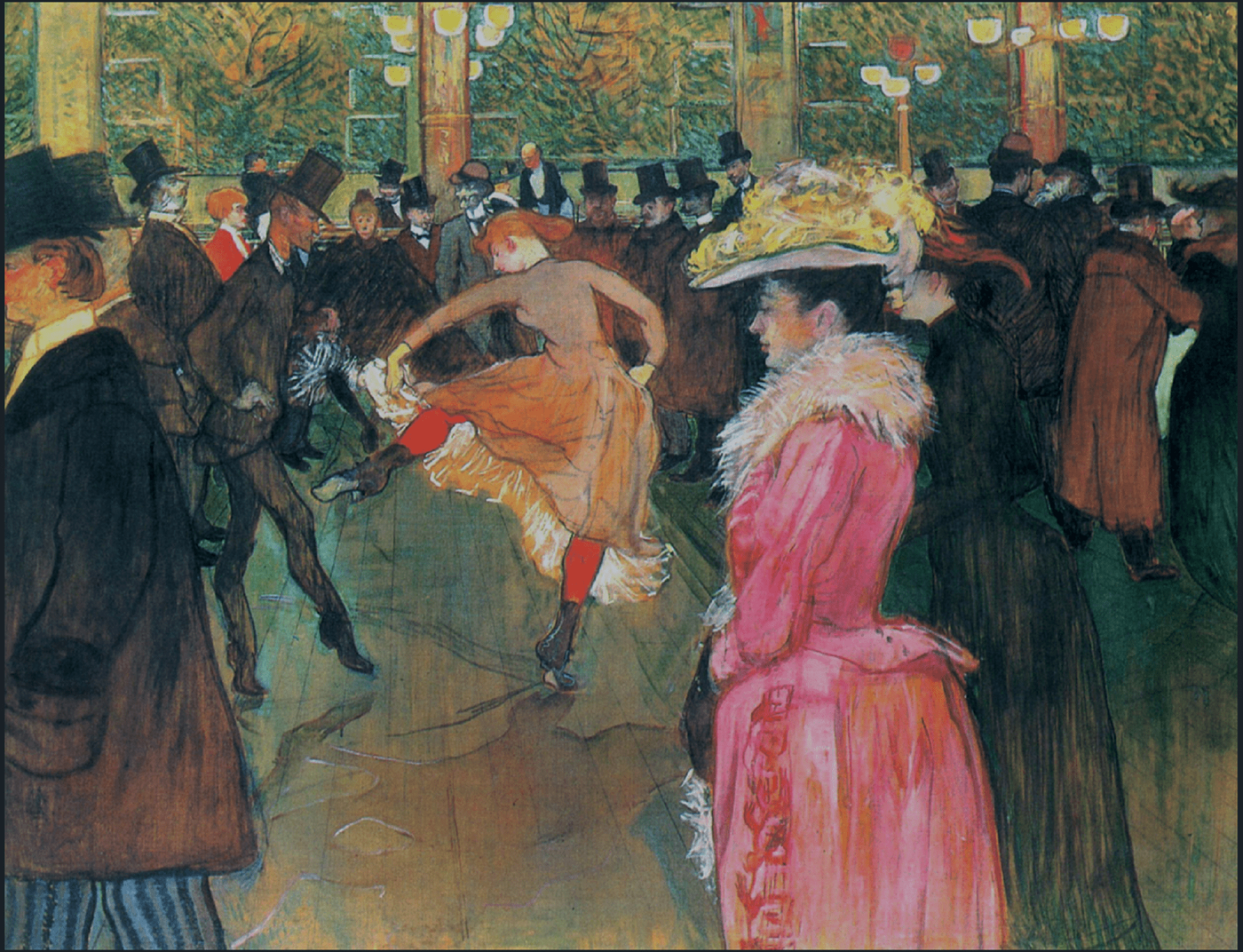 Tanz im Moulin Rouge von Henri de Toulouse-Lautrec