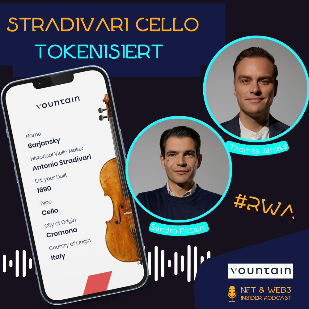 #139 Das tokenisierte Stradivari Cello - RWA Tokenization mit dem Asset im Mittelpunkt mit Vountain