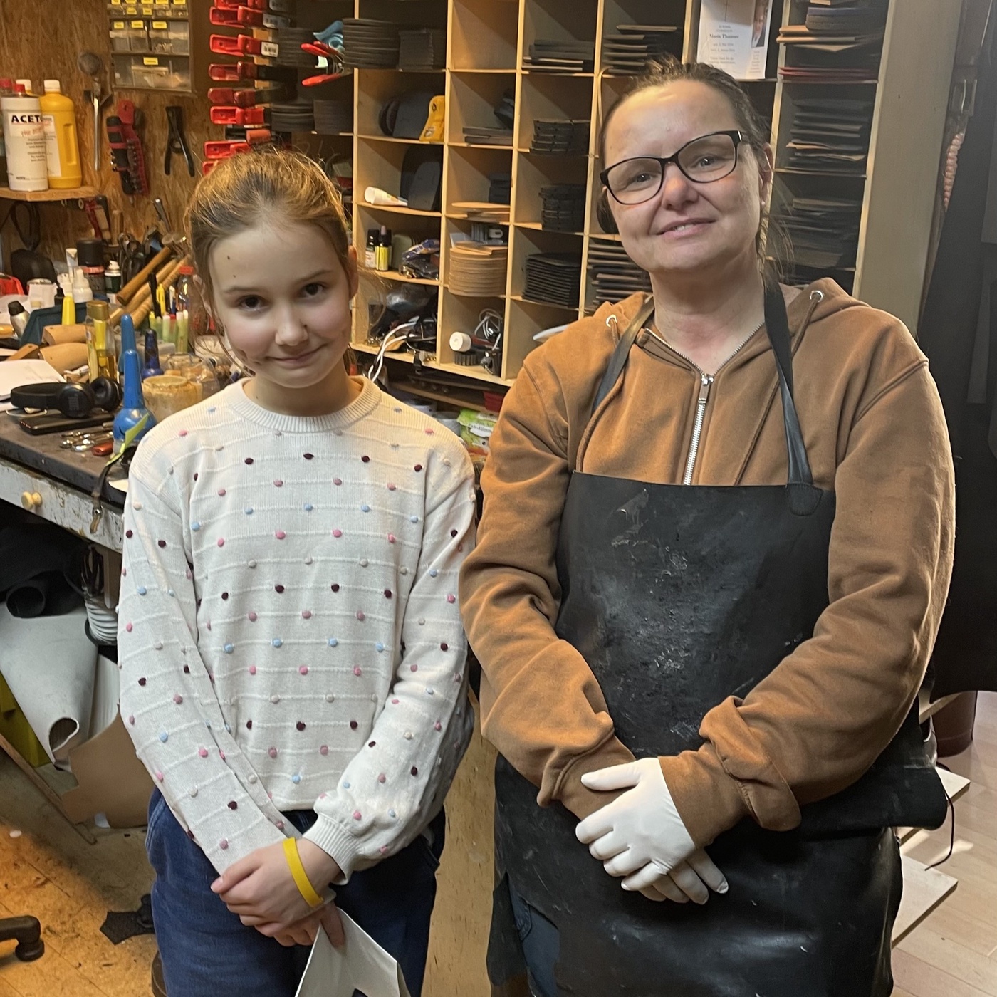 Ein Tag in einer Schuhwerkstatt