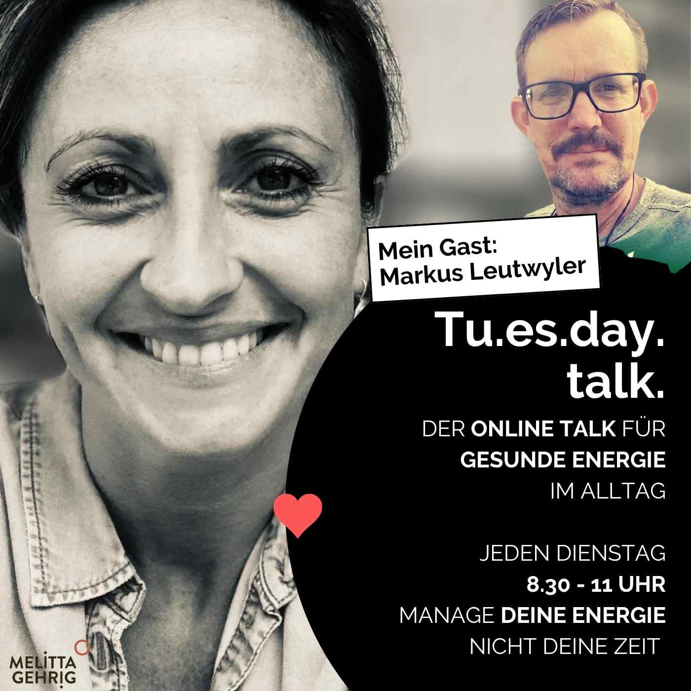 Tu.es.day.talk. mit Markus Leutwyler - CHANGE-maker & CARE-giver