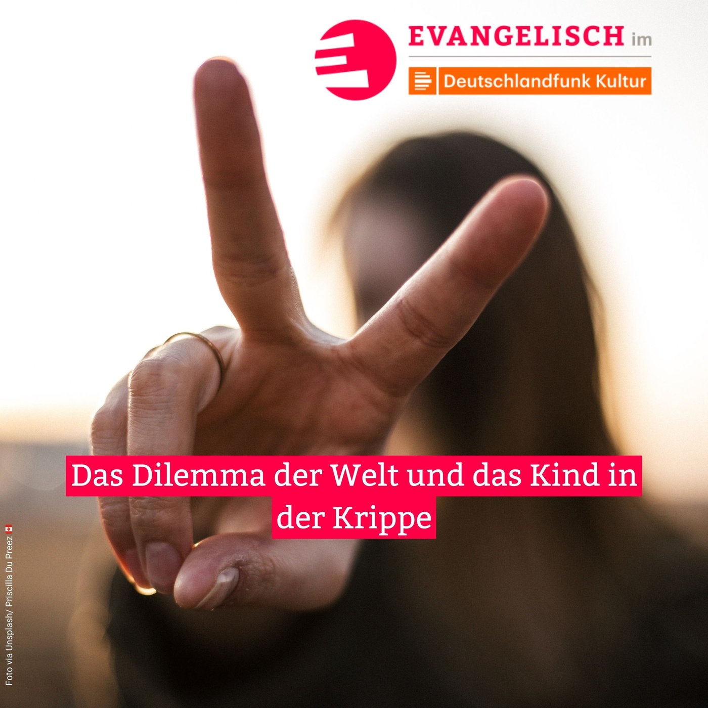 Das Dilemma der Welt und das Kind in der Krippe