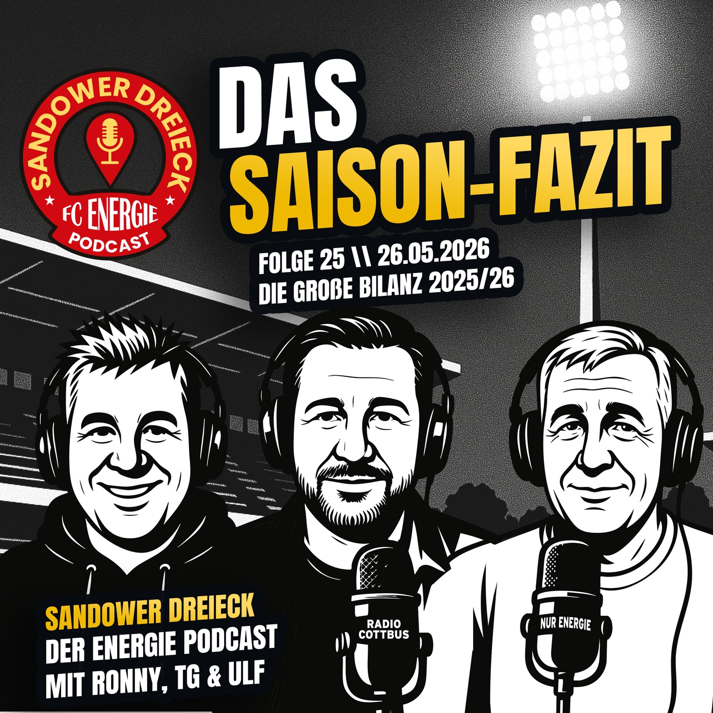 Die große Bilanz 2025/2026 | Sandower Dreieck - Der Energie Cottbus-Podcast