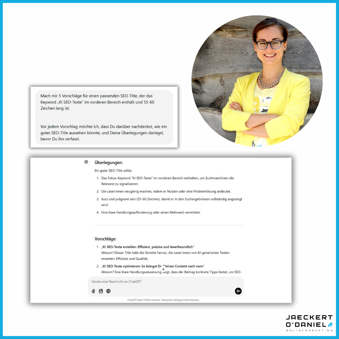 So arbeiten SEO-Texter*innen mit ChatGPT: Interview mit Monika Weber
