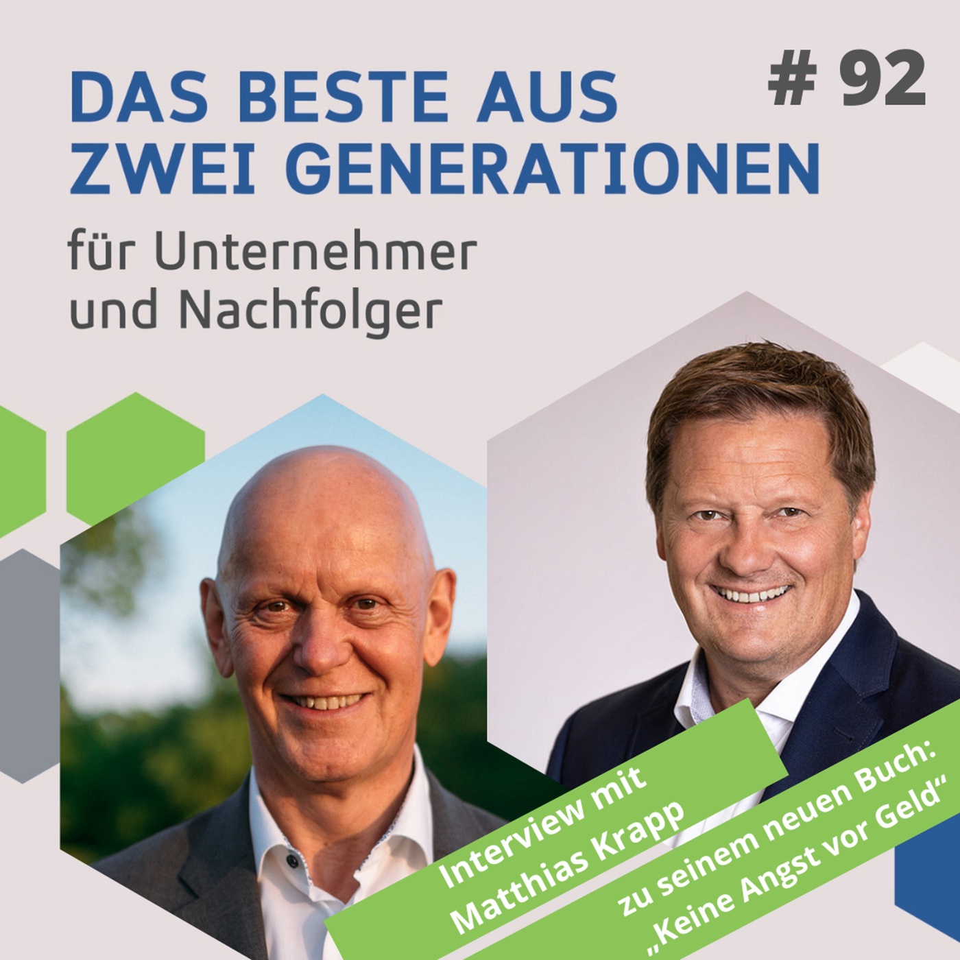 092 - Interview mit Matthias Krapp zu seinem neuen Buch: “Keine Angst vor Geld”