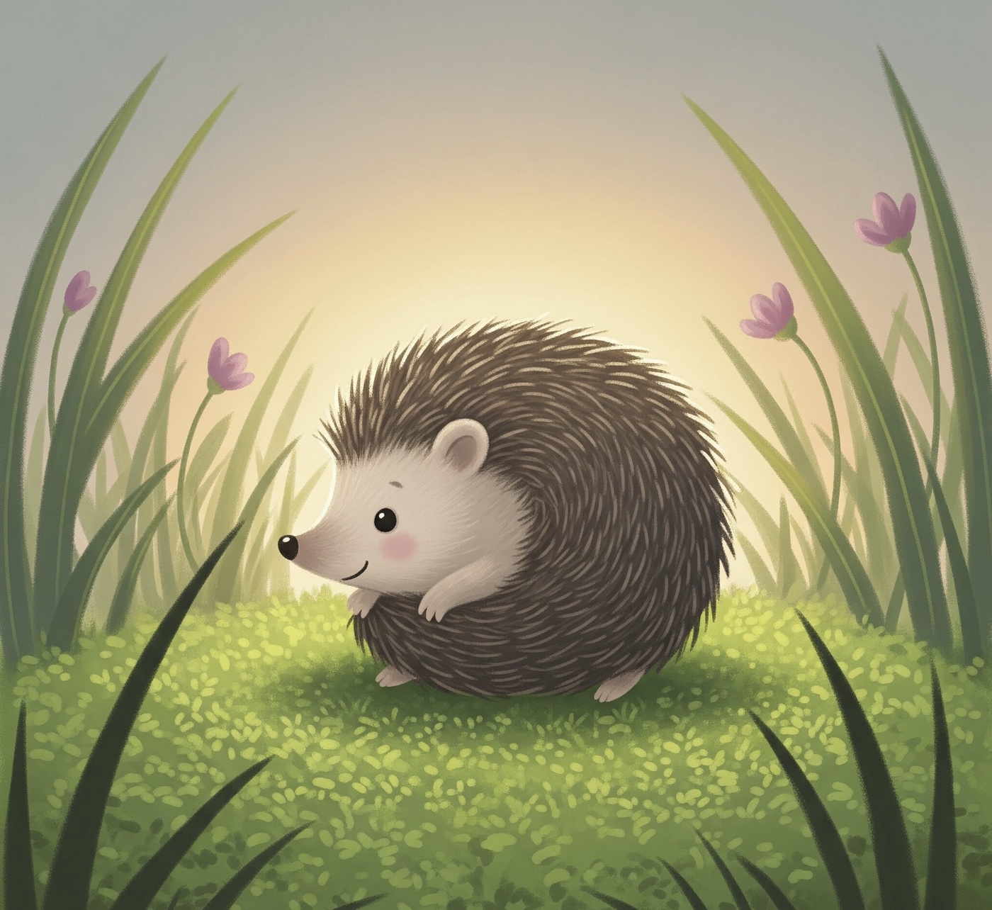 Iggi der Igel rollt sich ein