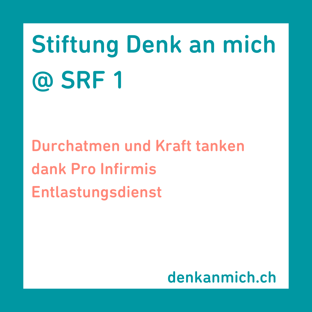 Durchatmen und Kraft tanken dank Pro Infirmis Entlastungsdienst