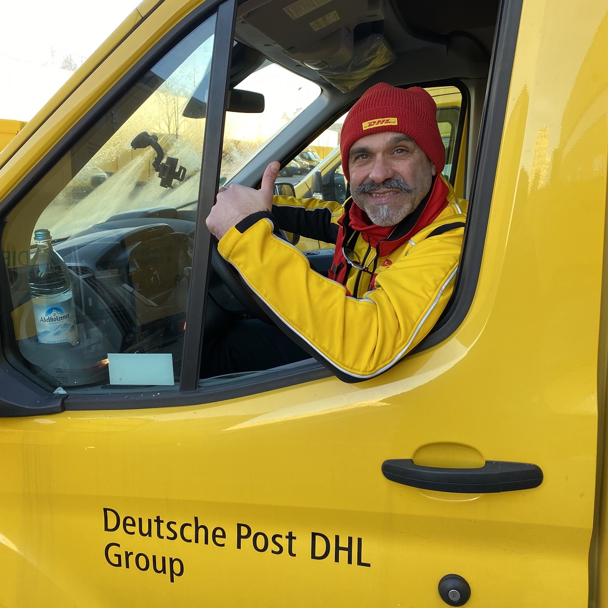 Mit dem Paketauto durch München