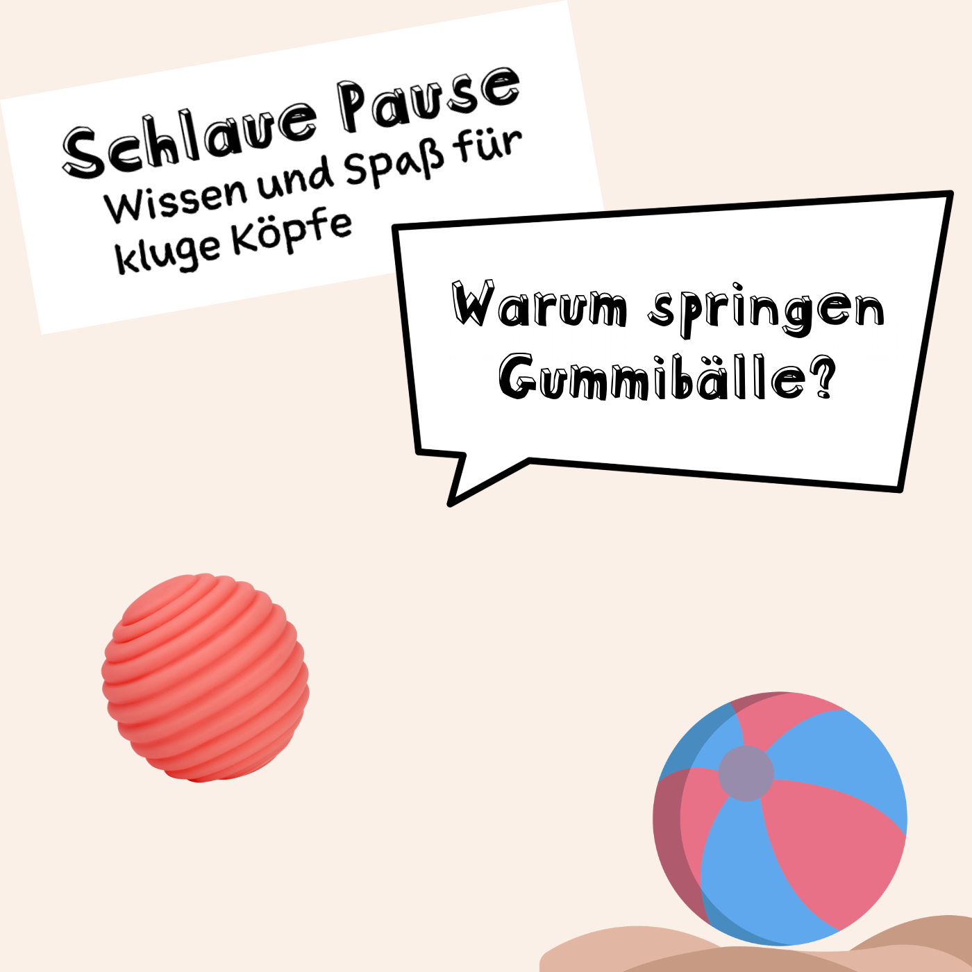 Warum springen Gummibälle?