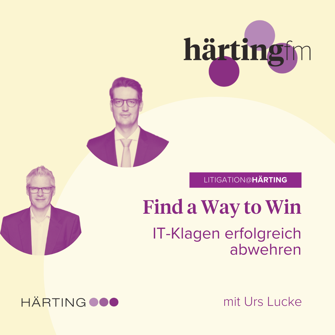 Find a Way to Win - IT-Klagen erfolgreich abwehren