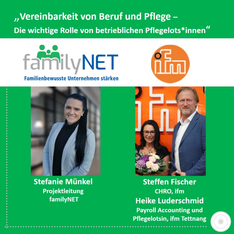Vereinbarkeit von Beruf und Pflege
