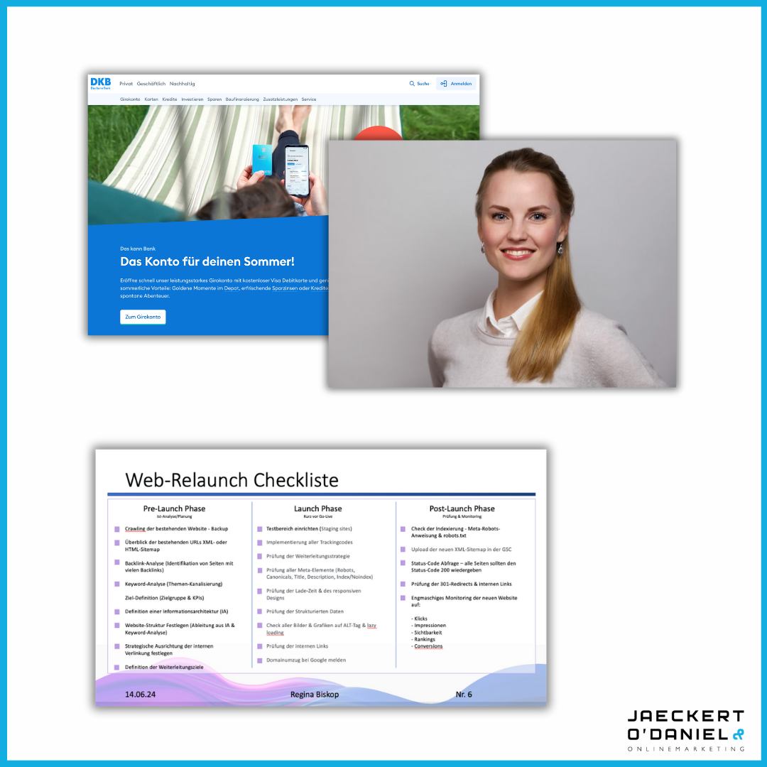 Die Relaunch-SEO-Checkliste: Interview mit Regina Biskop von der DKB