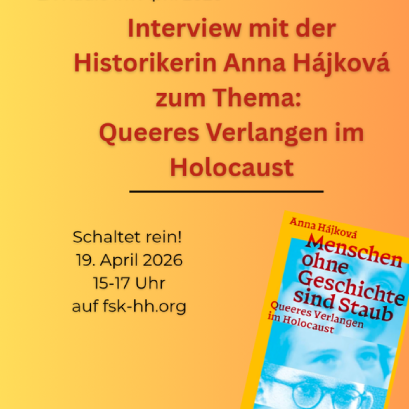 Lx Radio April 2026: Im Gespräch mit der Historikerin Anna Hájková 