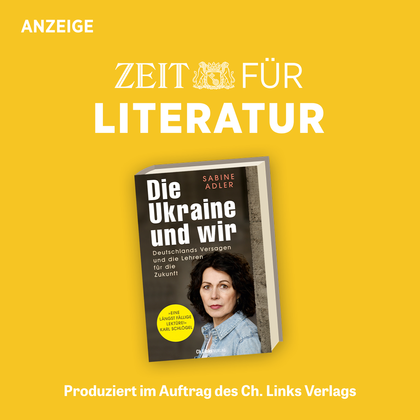 ZEIT für Literatur mit Sabine Adler
