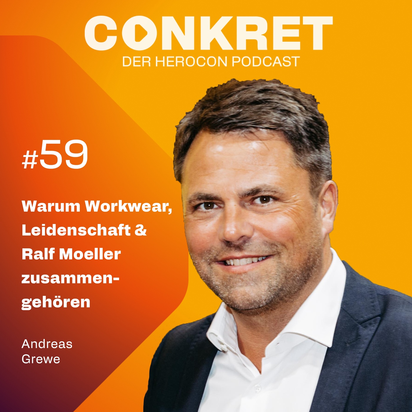 Andreas Grewe: Warum Workwear, Leidenschaft & Ralf Moeller zusammengehören | 🎙️ Conkret: #59