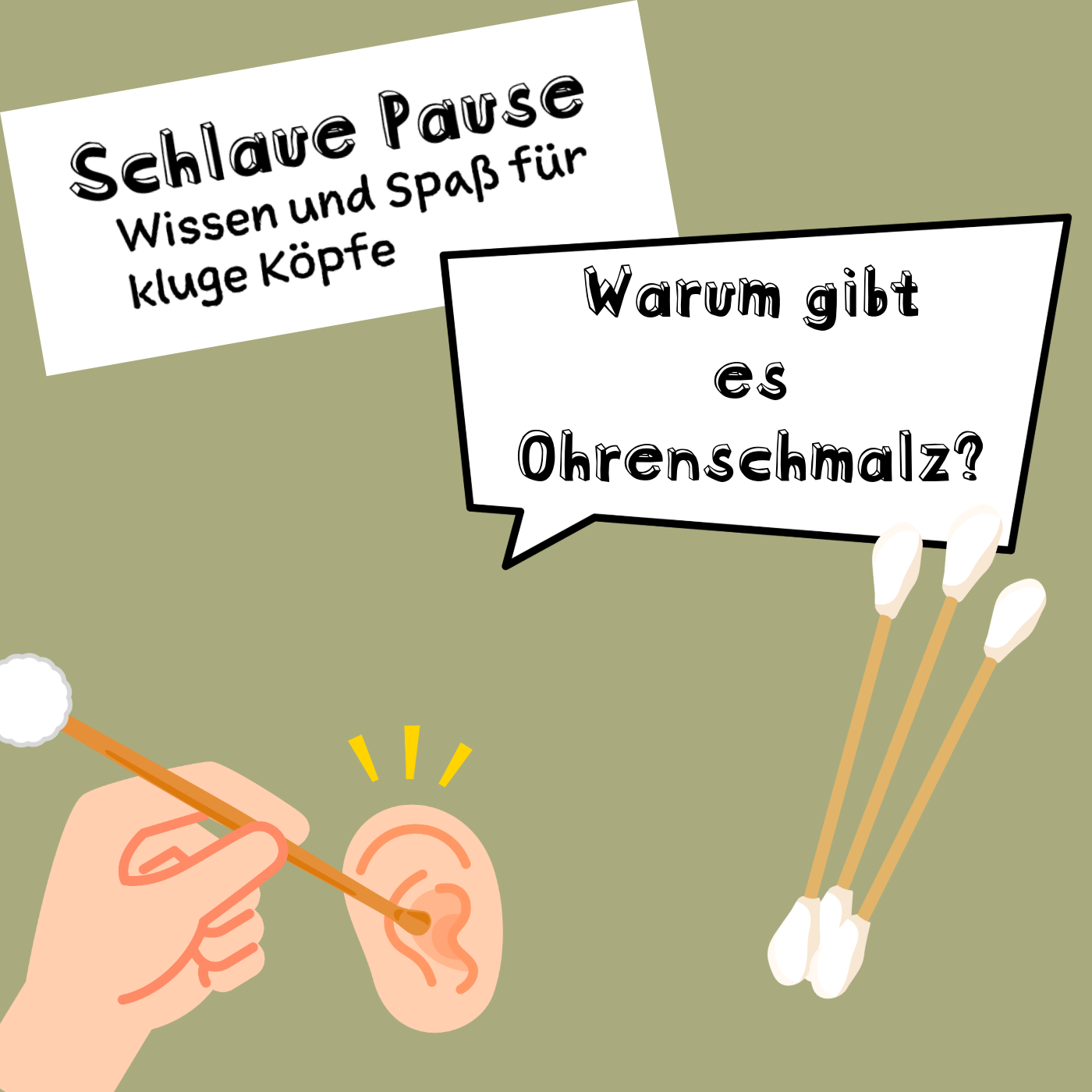 Warum gibt es Ohrenschmalz?