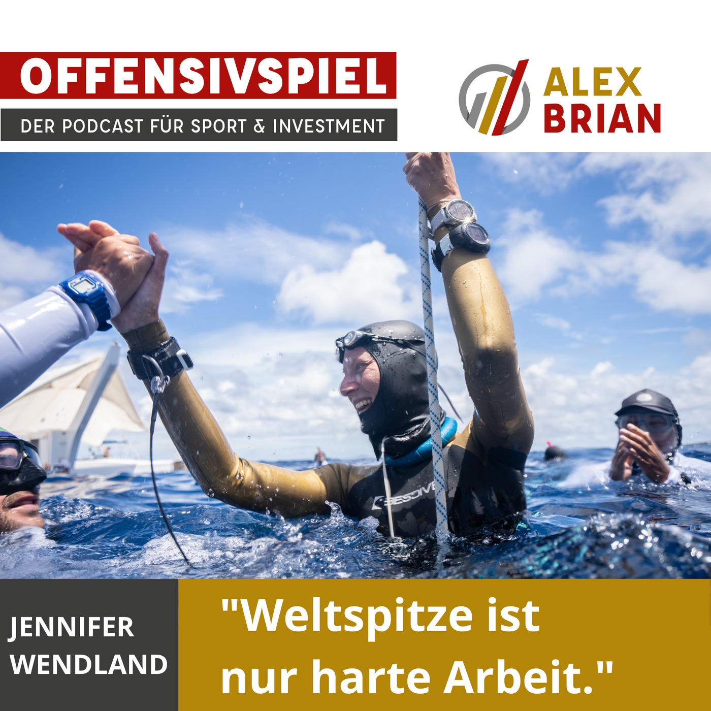 #85 Teil 2: Jennifer Wendland: Was es braucht, um mit einem Atemzug 102m tief zu tauchen