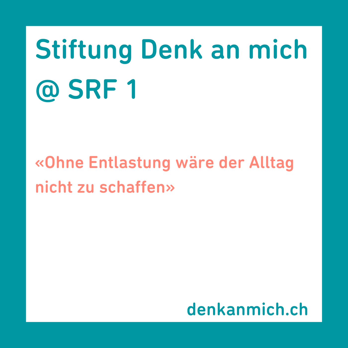 «Ohne Entlastung wäre der Alltag nicht zu schaffen»