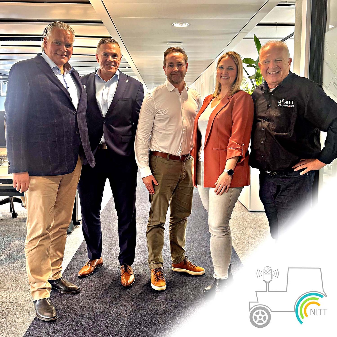 Dieter Dänzer trifft Steffen Schöck, Jörn Korte & Kerstin Blank von AGCO Finance