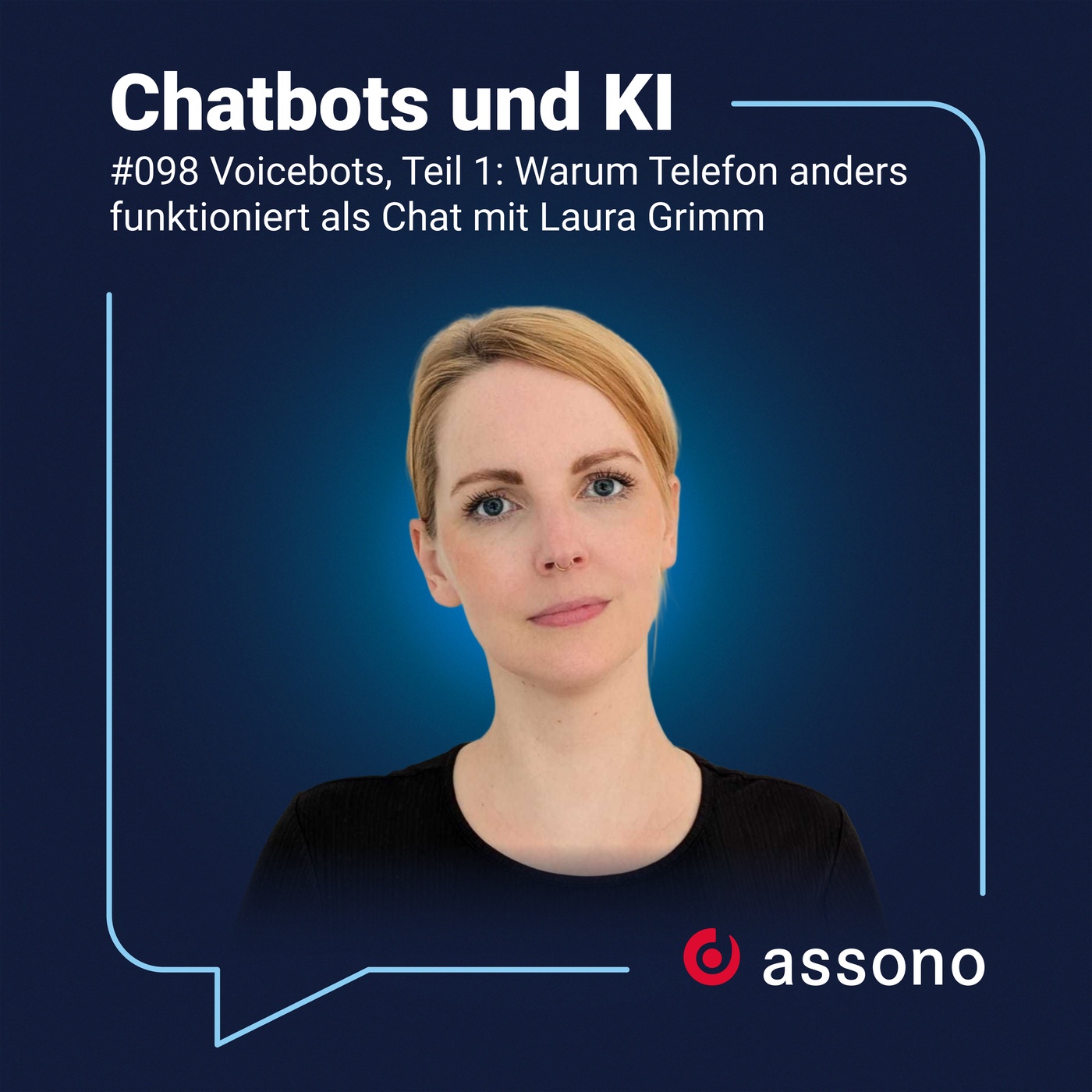 #098 Voicebots verstehen, Teil 1: Warum Telefon anders funktioniert als Chat mit Laura Grimm