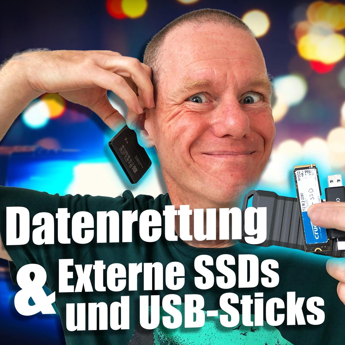 USB-Sticks und -SSDs ab 1 TByte im Test // Datenrettung bei HDD/SSD-Fehlern | c't uplink