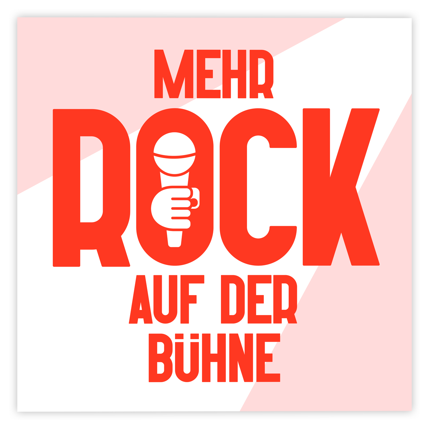 Mehr Rock auf der Bühne