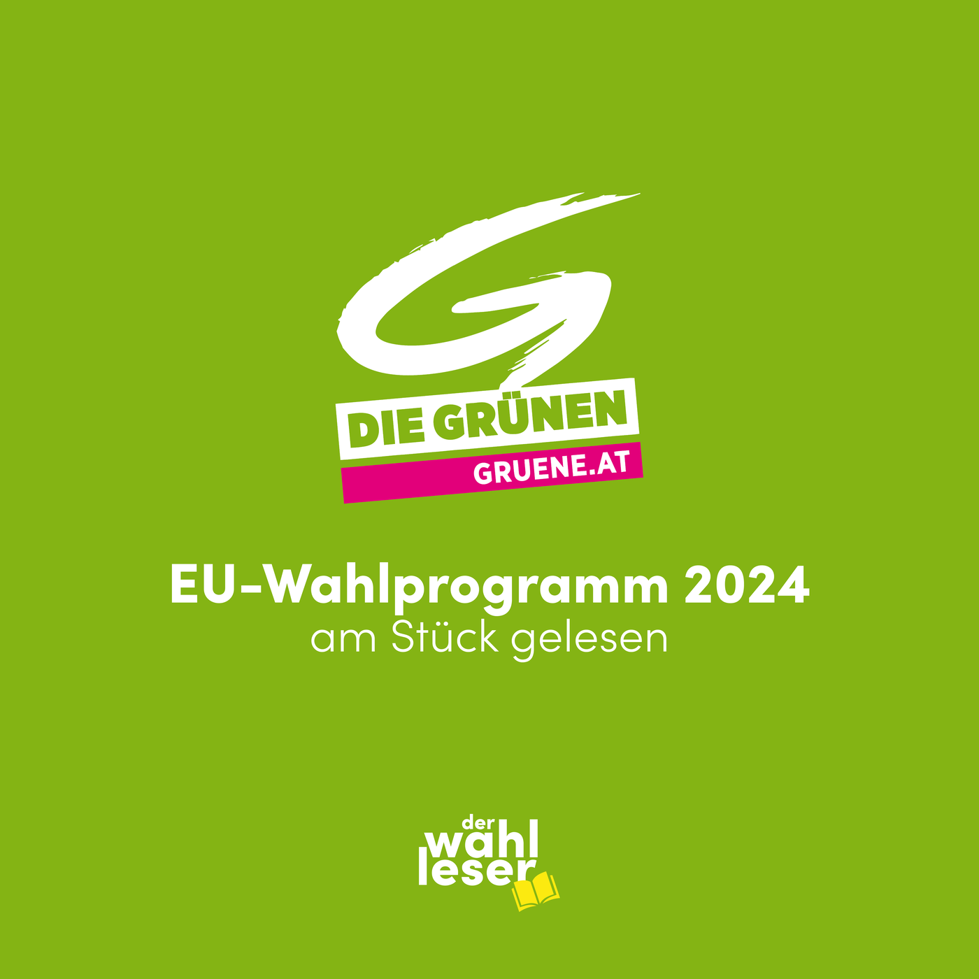 Das ganze EU-Wahlprogramm der Grünen am Stück gelesen | Europawahl 2024
