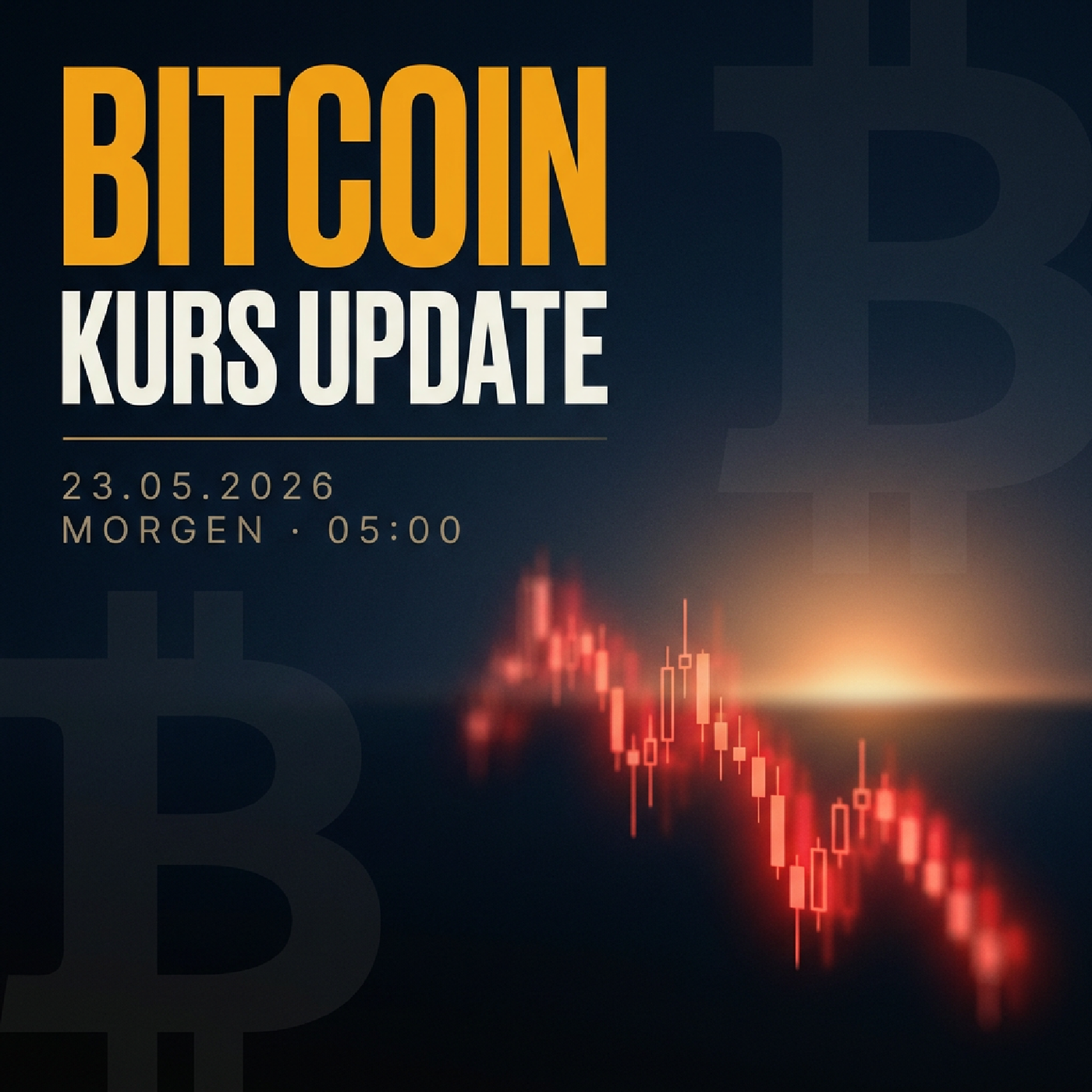 Bitcoin Kurs Morgen 23.05.2026: 65.027 € (-2.67 %)