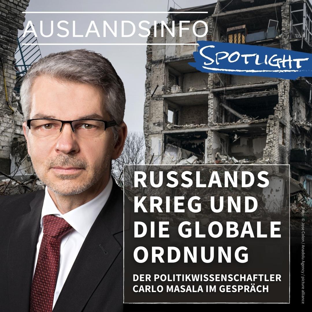 Russlands Krieg und die globale Ordnung: Carlo Masala im Gespräch