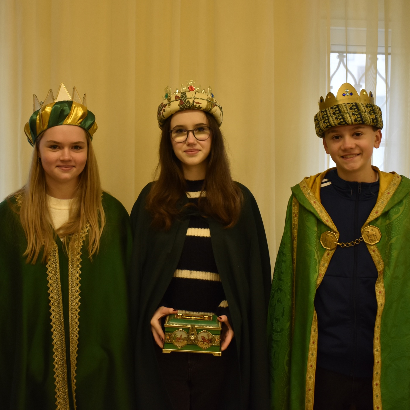 Besuch von den Sternsingern aus Maria-Drei-Kirchen