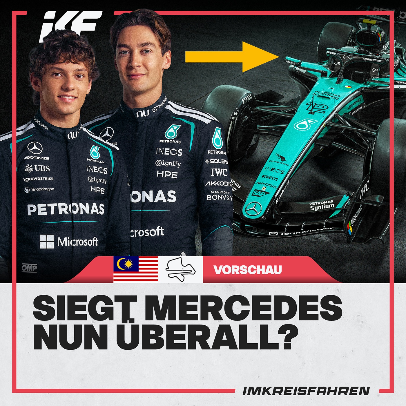 Mercedes jetzt unschlagbar? Das Mega-Upgrade für Malaysia | Vorschau Bahrain/Malaysia