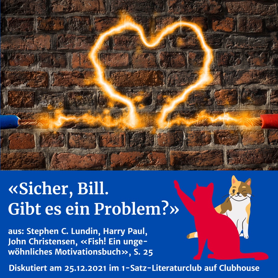 «Sicher, Bill. Gibt es ein Problem?»