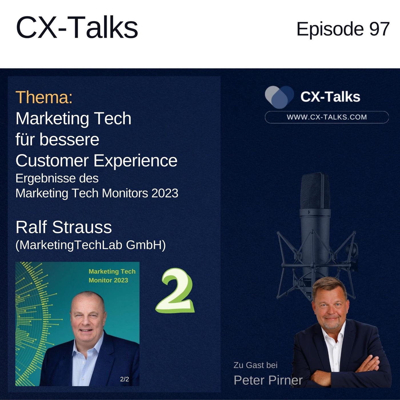 #97  MarTech für bessere Customer Experience. Ralf Strauss bei Peter Pirner