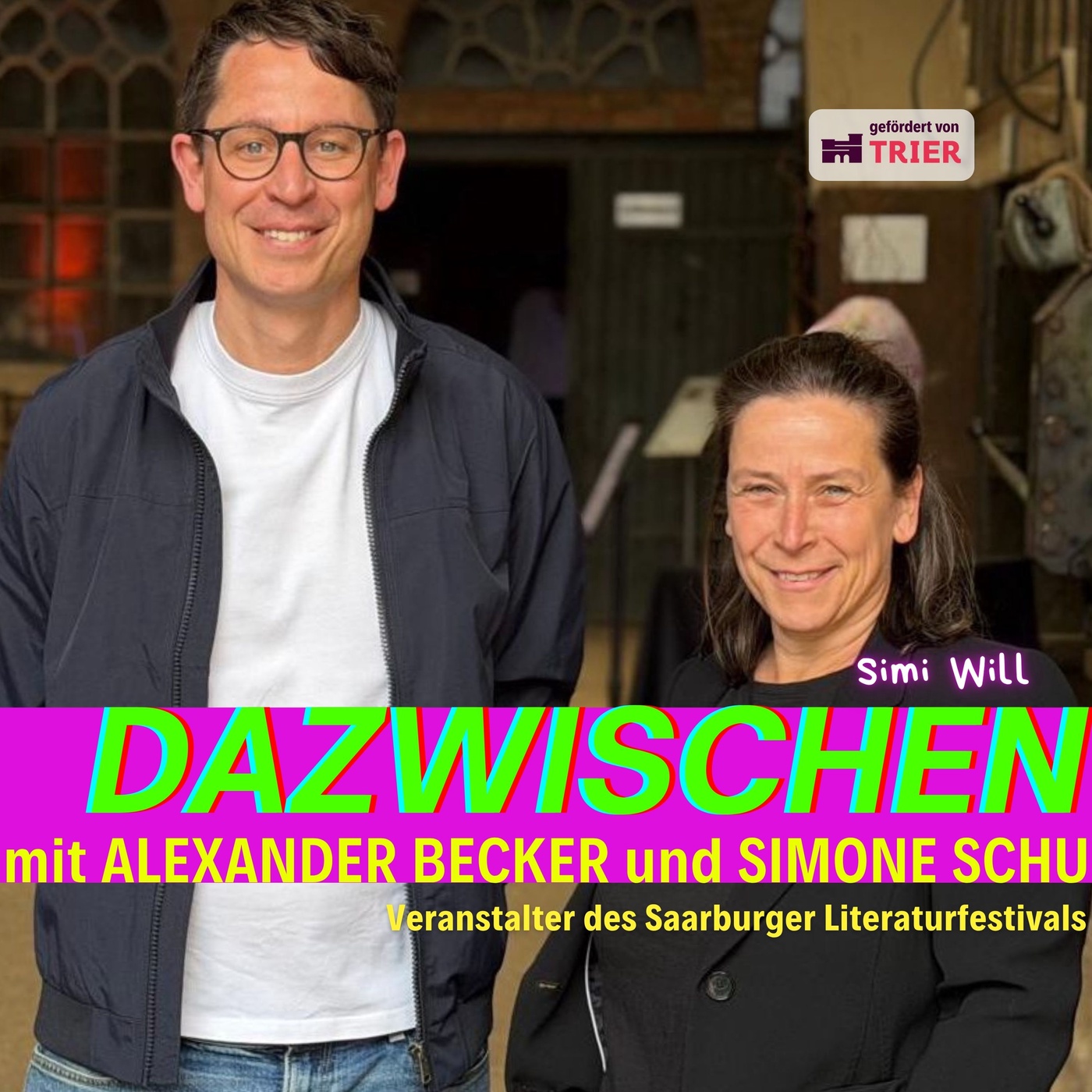 Simone Schu & Alexander Becker (Veranstalter des Saarburger Literaturfestivals)