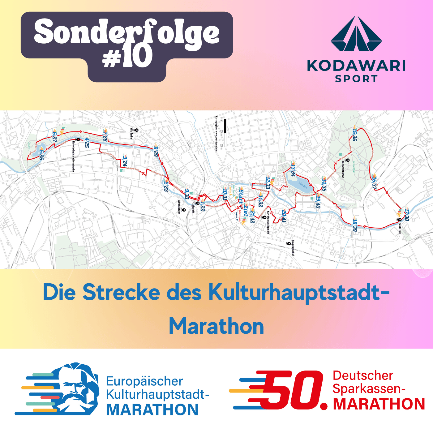 Sonderfolge - Die Strecke des Kulturhauptstadt-Marathons 2025 in Chemnitz