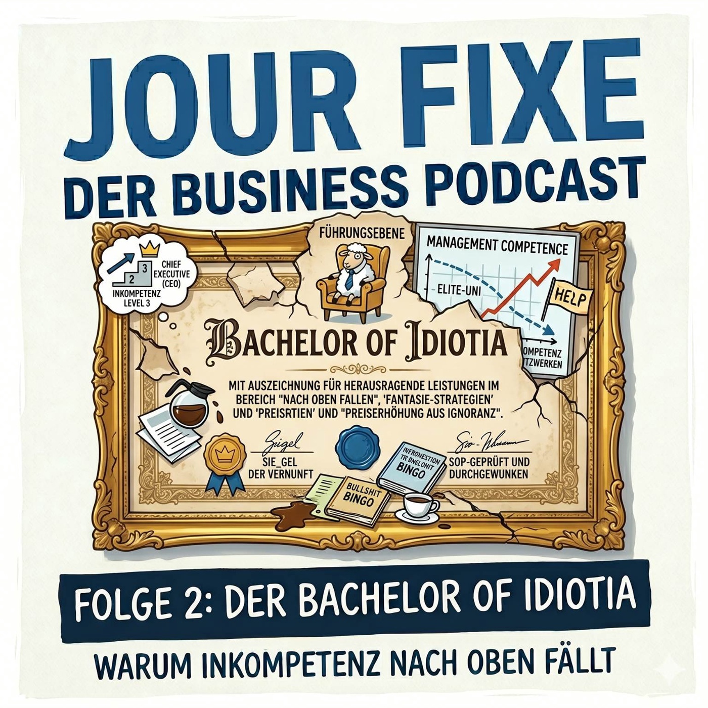 Jour Fixe #2: Bachelor of Idiotia – Warum Inkompetenz nach oben fällt