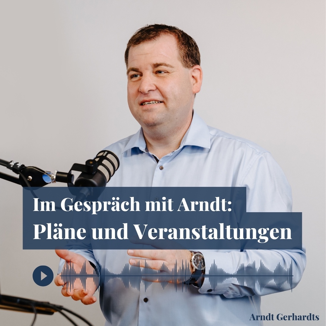 Im Gespräch mit Arndt: Pläne und Veranstaltungen