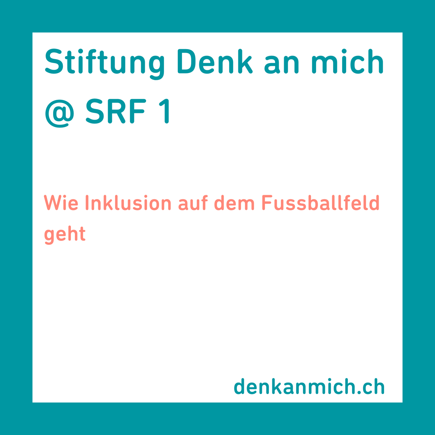 Wie Inklusion auf dem Fussballfeld geht